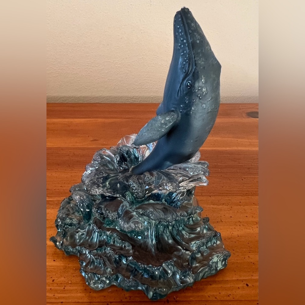 Vintage Dakin Wyland "California Gray Whale" Acrylic Sculpture-Limited Edition